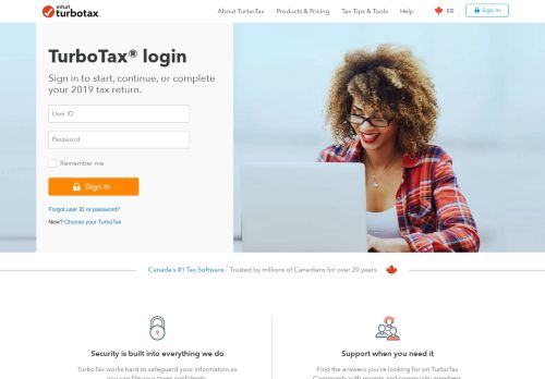 
                            2. TurboTax® Canada Login – Sign in to Continue Your 2018 Tax Return ...