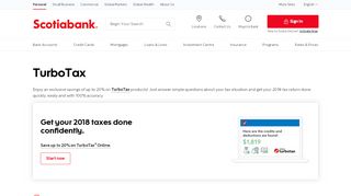 
                            8. TurboTax - Scotiabank