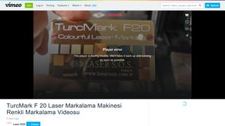 
                            9. TurcMark F 20 Laser Markalama Makinesi Renkli Markalama Videosu ...