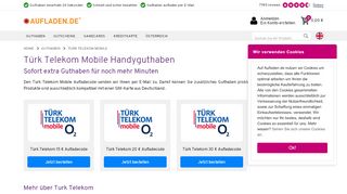 
                            7. Türk Telekom Mobile Prepaid HandyGuthaben aufladen | Aufladen.de