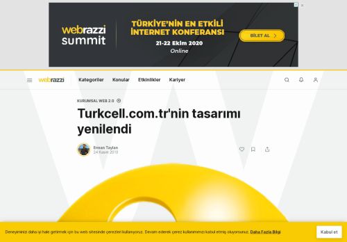 
                            10. Turkcell.com.tr'nin tasarımı yenilendi - Webrazzi