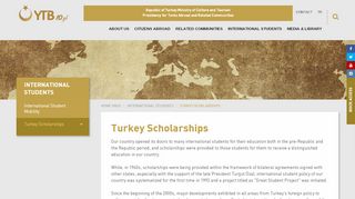 
                            8. Turkey Scholarships