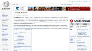 
                            8. Turkish Airlines - Wikipedia