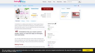 
                            7. Turkish Direct Review - DatingWise.com