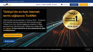 
                            6. TurkNet - ADSL ve VDSL hızında Sınırsız İnternet Paketleri