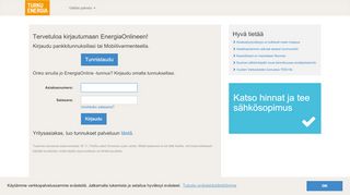 
                            2. Turku Energia - EnergiaOnline