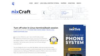 
                            8. Turn off color in Linux terminal/bash session - nixCraft