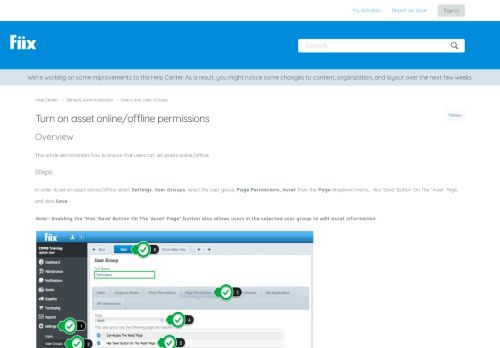 
                            7. Turn on Asset Online/Offline Permissions – Help Centre