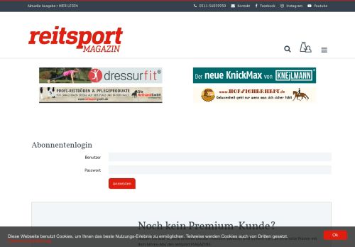 
                            8. Turnierausschreibungen: reitsport MAGAZIN