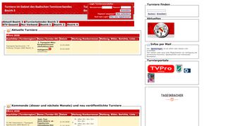 
                            9. Turnierportal BTV Bezirk 3 - bereitgestellt von TVPro-online.de