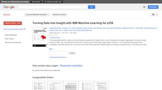 
                            12. Turning Data into Insight with IBM Machine Learning for z/OS