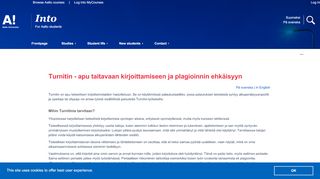 
                            12. Turnitin - apu taitavaan kirjoittamiseen ja plagioinnin ehkäisyyn ...