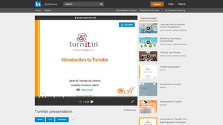 
                            11. Turnitin presentation Ctl Ul - SlideShare