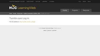 
                            5. Turnitin.com Log in — HCC Learning Web