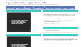 
                            8. Turnitin.com(Wits) - Plagiarism, Citation and Referencing Styles ...