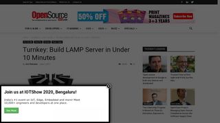 
                            8. Turnkey: Build LAMP Server in Under 10 Minutes - Open Source For You