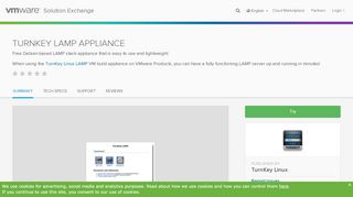 
                            9. TurnKey LAMP Appliance - VMware Solution Exchange