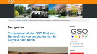 
                            5. Turnmannschaft der GSO fährt zum Bundesfinale von ... - GSO Bremen