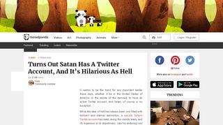 
                            6. Turns Out Satan Has A Twitter Account, And It's Hilarious As Hell ...