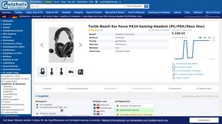 
                            8. Turtle Beach Ear Force PX24 Gaming Headset ab € 69,95 (2019 ...
