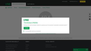 
                            2. Turvakoodikortti | LYNX Finland