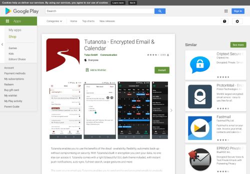 
                            4. Tutanota - Free Secure Email - Apps on Google Play