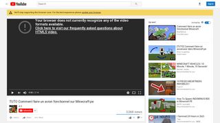 
                            3. TUTO Comment faire un avion fonctionnel sur Minecraft pe - YouTube