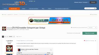 
                            2. [TUTO] Installer Octoprint par Octopi - Tutoriels - Forum pour les ...