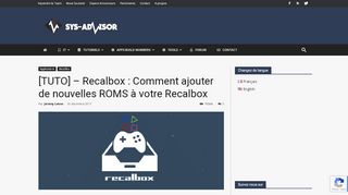 
                            4. [TUTO] - Recalbox : Comment ajouter de nouvelles ROMS à votre ...