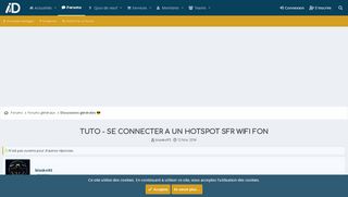 
                            10. TUTO - Se connecter a un HotSpot SFR WiFi FON - Discussions ...