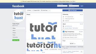 
                            12. Tutor Hunt - Home | Facebook