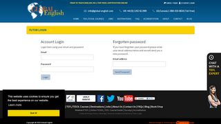 
                            8. Tutor Login - Global English TESOL