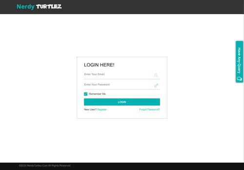 
                            3. Tutor Login - NerdyTurtlez.Com