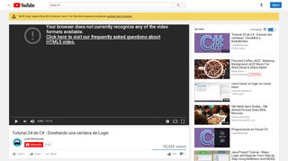 
                            2. Tutorial 24 de C# - Diseñando una ventana de Login - YouTube