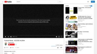 
                            8. Tutorial Alexia · ACCESO ALEXIA - YouTube