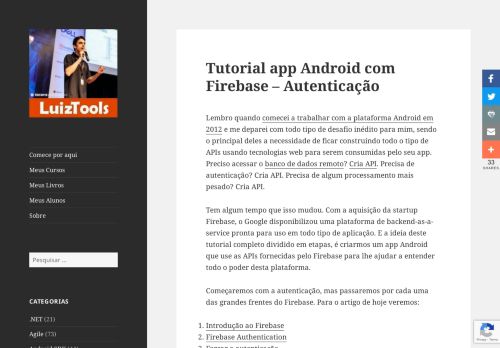
                            13. Tutorial app Android com Firebase - Autenticação - LuizTools