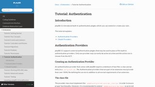 
                            1. Tutorial: Authentication — phpBB 3.2.x documentation - Area51