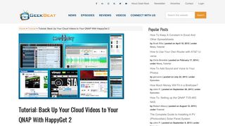 
                            7. Tutorial: Back Up Your Cloud Videos to Your QNAP With HappyGet 2