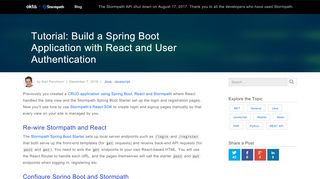 
                            10. Tutorial: Build a Spring Boot Application with React and User ...