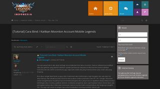 
                            6. [Tutorial] Cara Bind / Kaitkan Moonton Account Mobile Legends ...