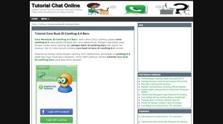 
                            13. Tutorial Cara Buat ID Camfrog 6.4 Baru | Tutorial Chat