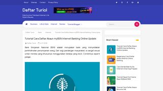 
                            12. Tutorial Cara Daftar Akaun myBSN Internet Banking Online Update ...
