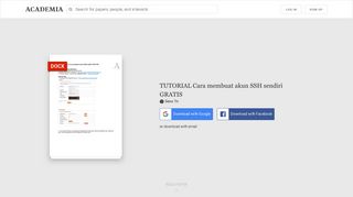 
                            10. TUTORIAL Cara membuat akun SSH sendiri GRATIS | Seno Tri ...