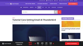 
                            3. Tutorial Cara Setting Email di Thunderbird - Hostinger