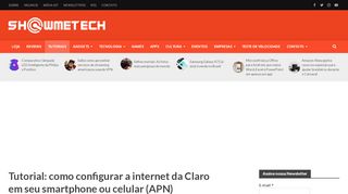 
                            5. Tutorial: como configurar a APN da Claro no seu smartphone ou celular