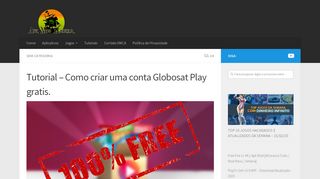 
                            3. Tutorial - Como criar uma conta Globosat Play gratis. - Apk Mod Hacker