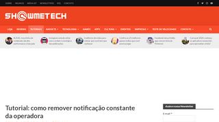 
                            9. Tutorial: como remover notificação constante da operadora