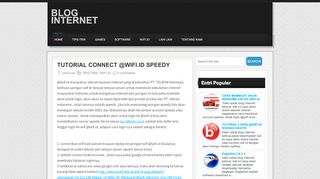 
                            8. TUTORIAL CONNECT @WIFI.ID SPEEDY ~ BLOG INTERNET