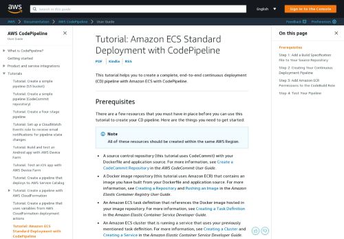 
                            3. Tutorial: Continuous Deployment with CodePipeline - Amazon Elastic ...