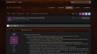 
                            10. [Tutorial] Creating a 4.3.4 local server (64 bits) - Tutorials ...